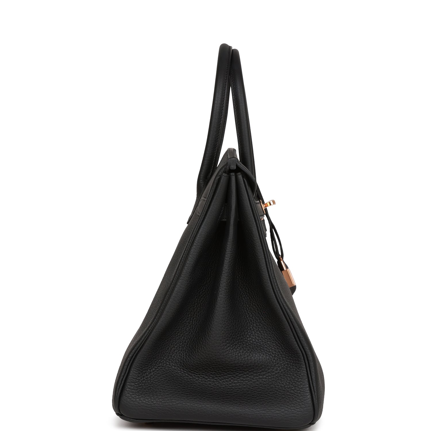 HMS Birkin 35 Black Togo Rose Gold Hardware