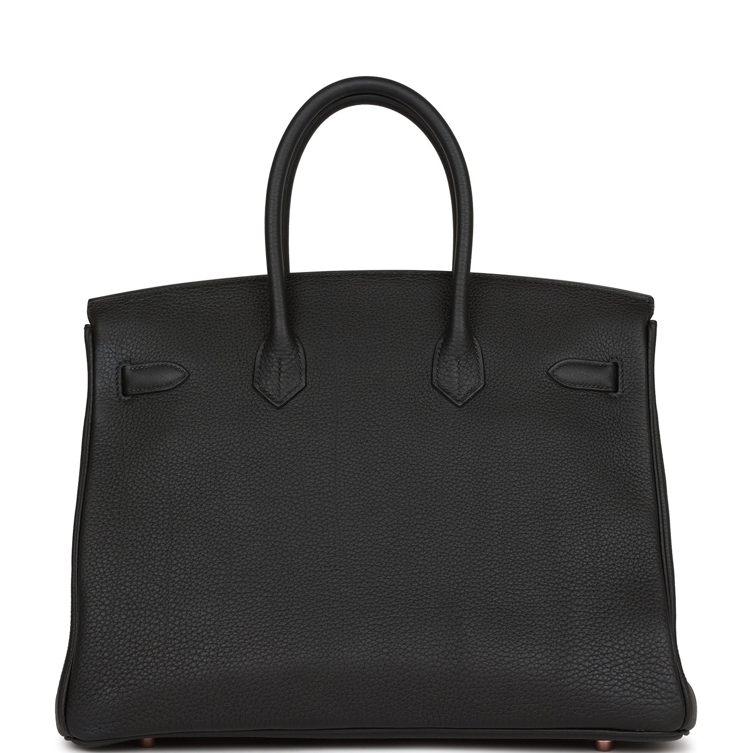 HMS Birkin 35 Black Togo Rose Gold Hardware