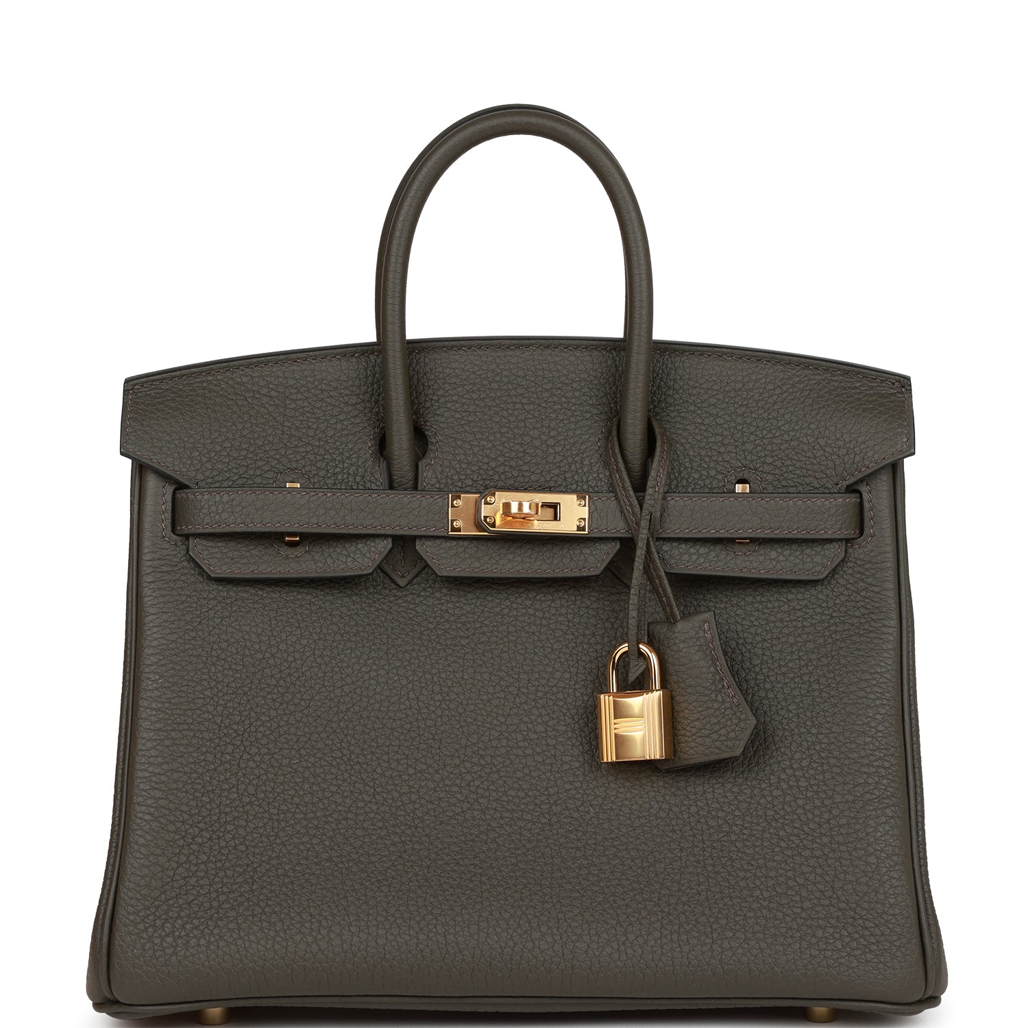 HMS Birkin 25 Vert de Gris Togo Gold Hardware