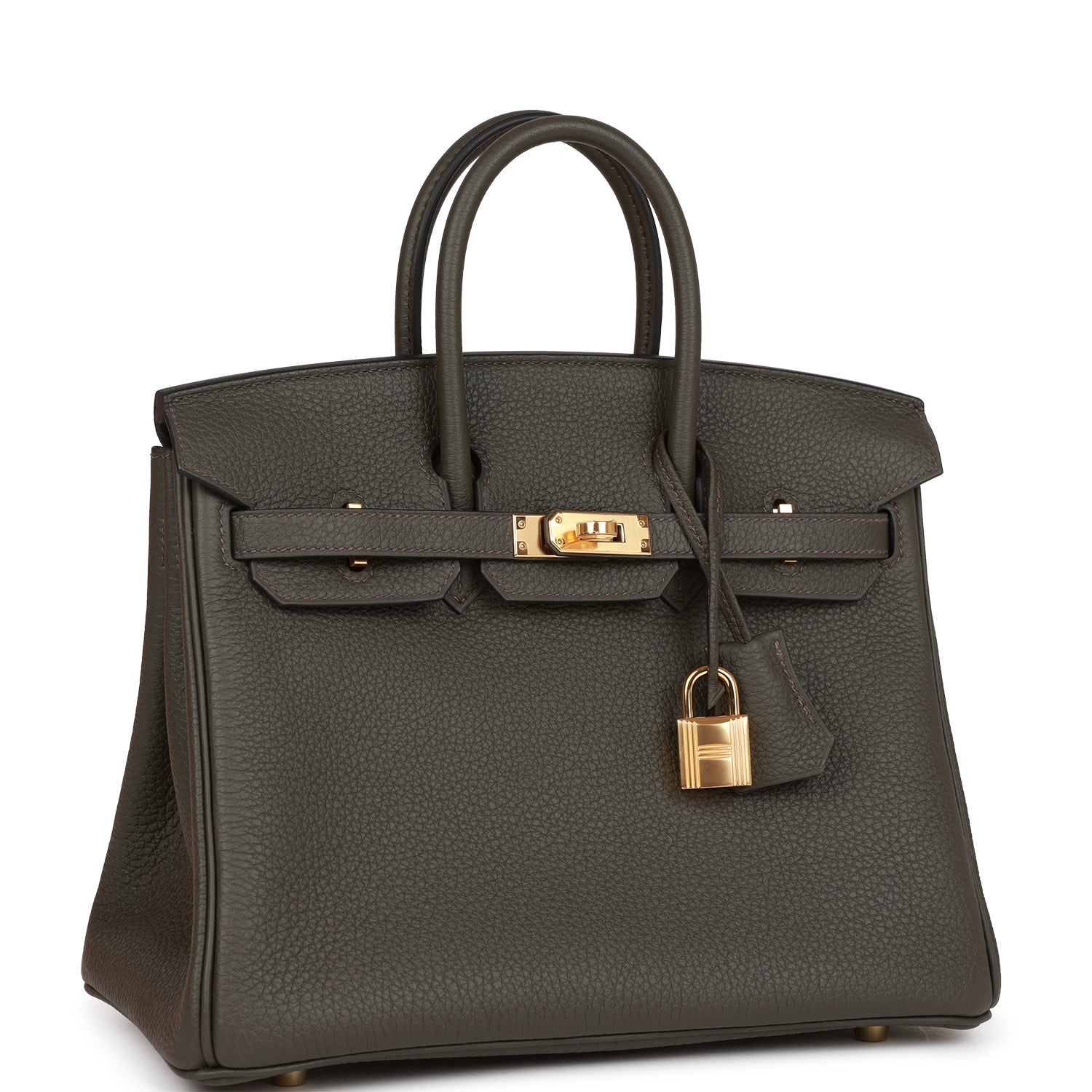 HMS Birkin 25 Vert de Gris Togo Gold Hardware