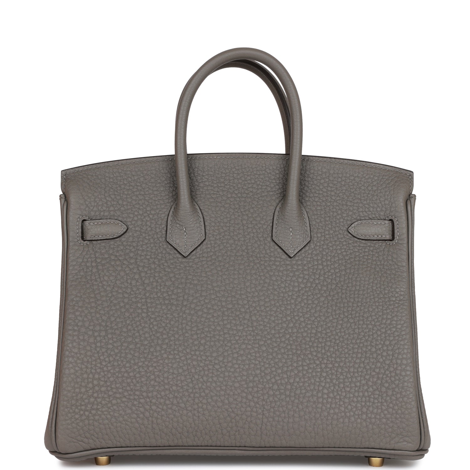 HMS Birkin 25 Gris Meyer Togo Gold Hardware