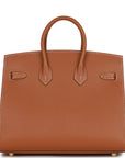 HMS Birkin Sellier 25 Gold Epsom Gold Hardware