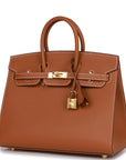 HMS Birkin Sellier 25 Gold Epsom Gold Hardware