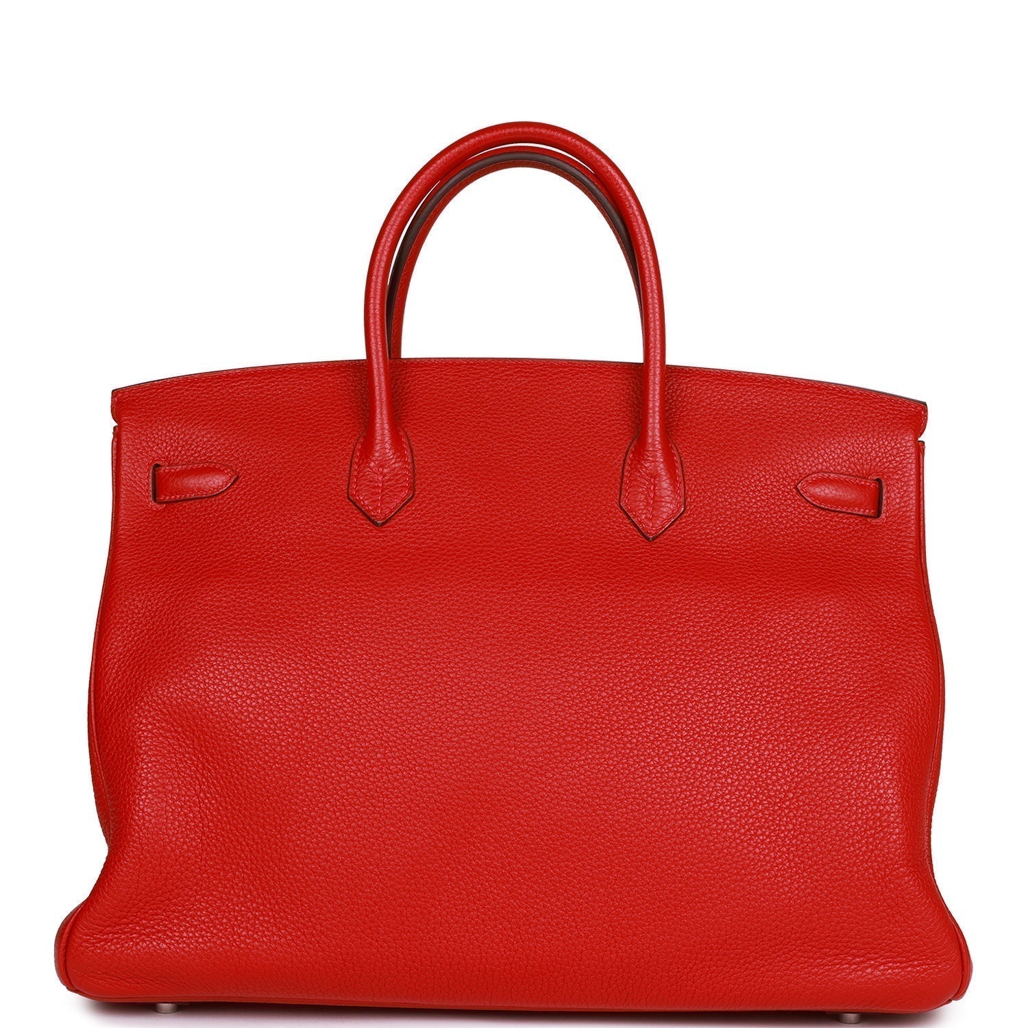 Top Quality HMS Birkin 40 Rouge Casaque Togo Palladium Hardware