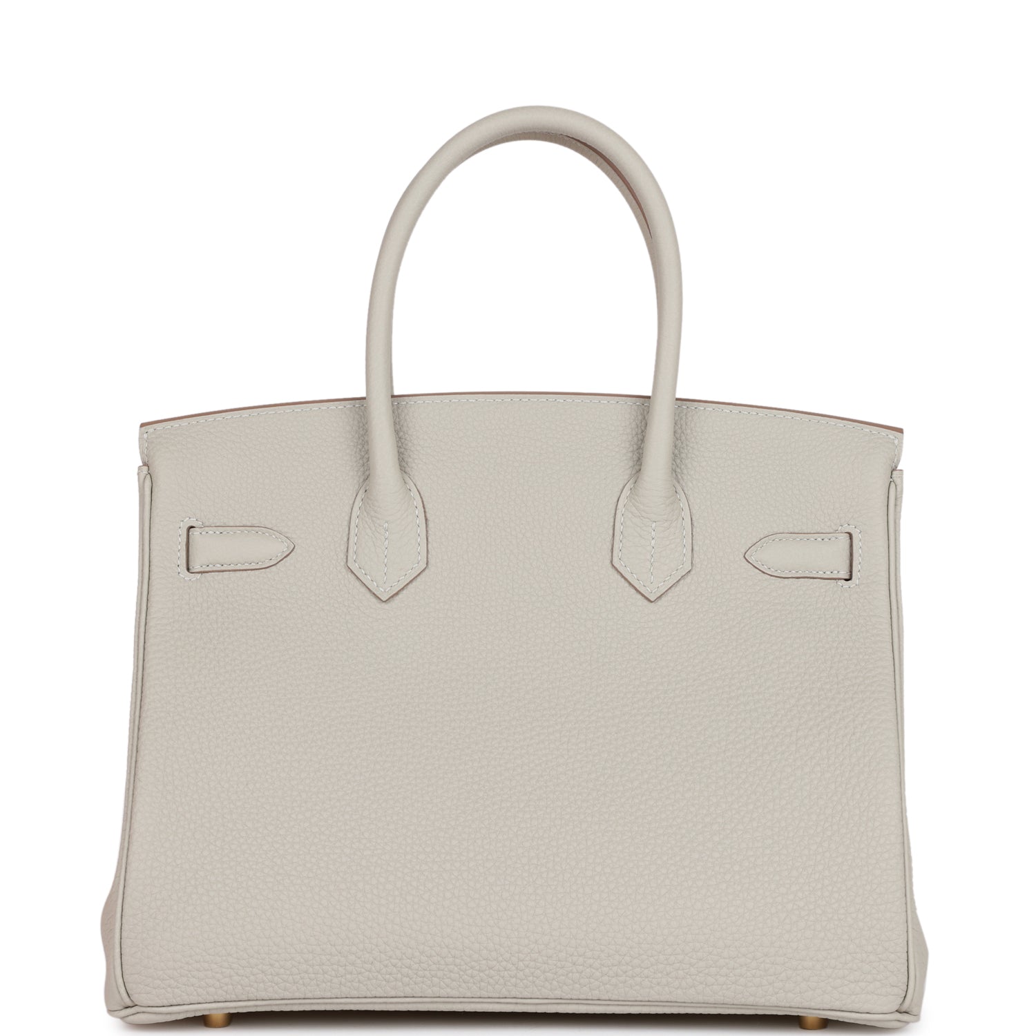 HMS Birkin 30 Gris Perle Togo Gold Hardware