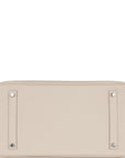 HMS Birkin 35 Craie Togo Palladium Hardware