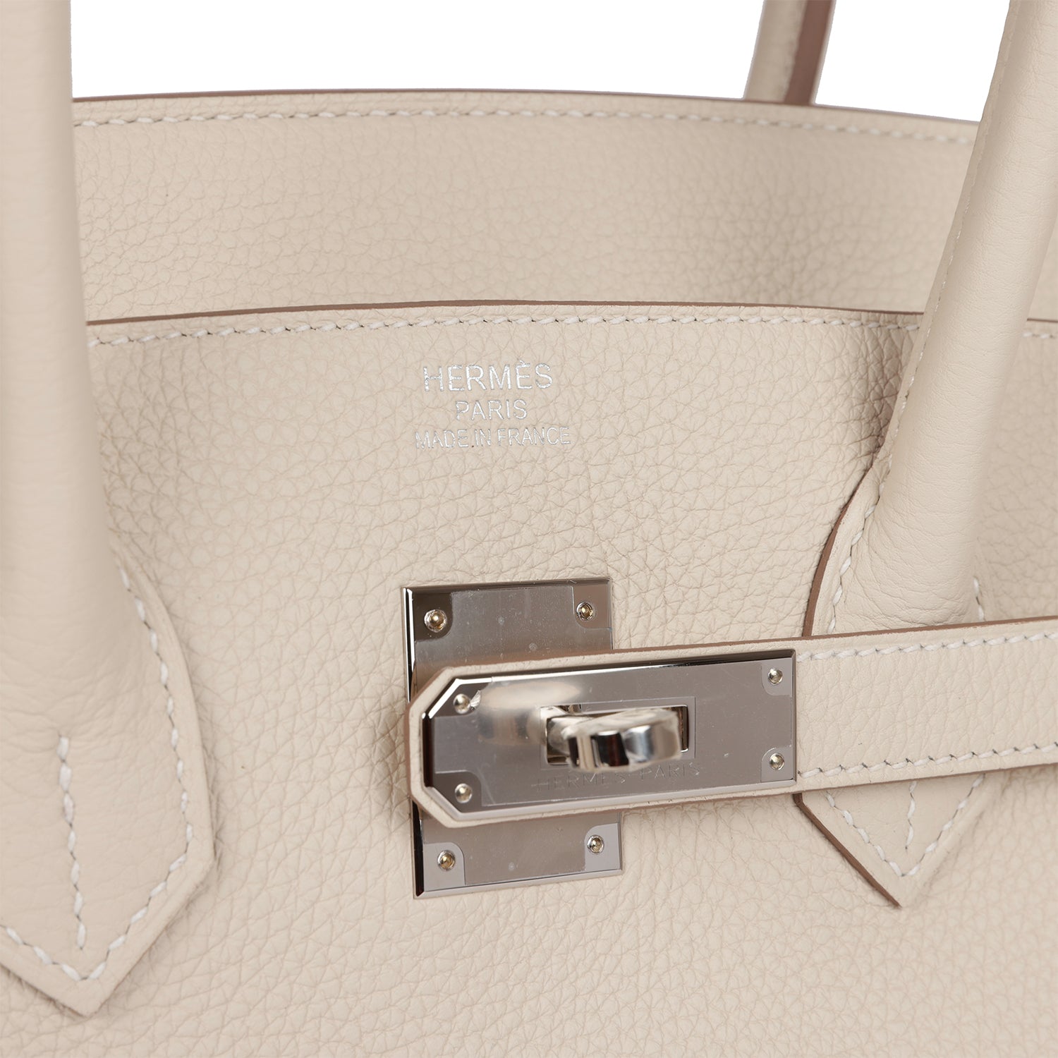 HMS Birkin 35 Craie Togo Palladium Hardware