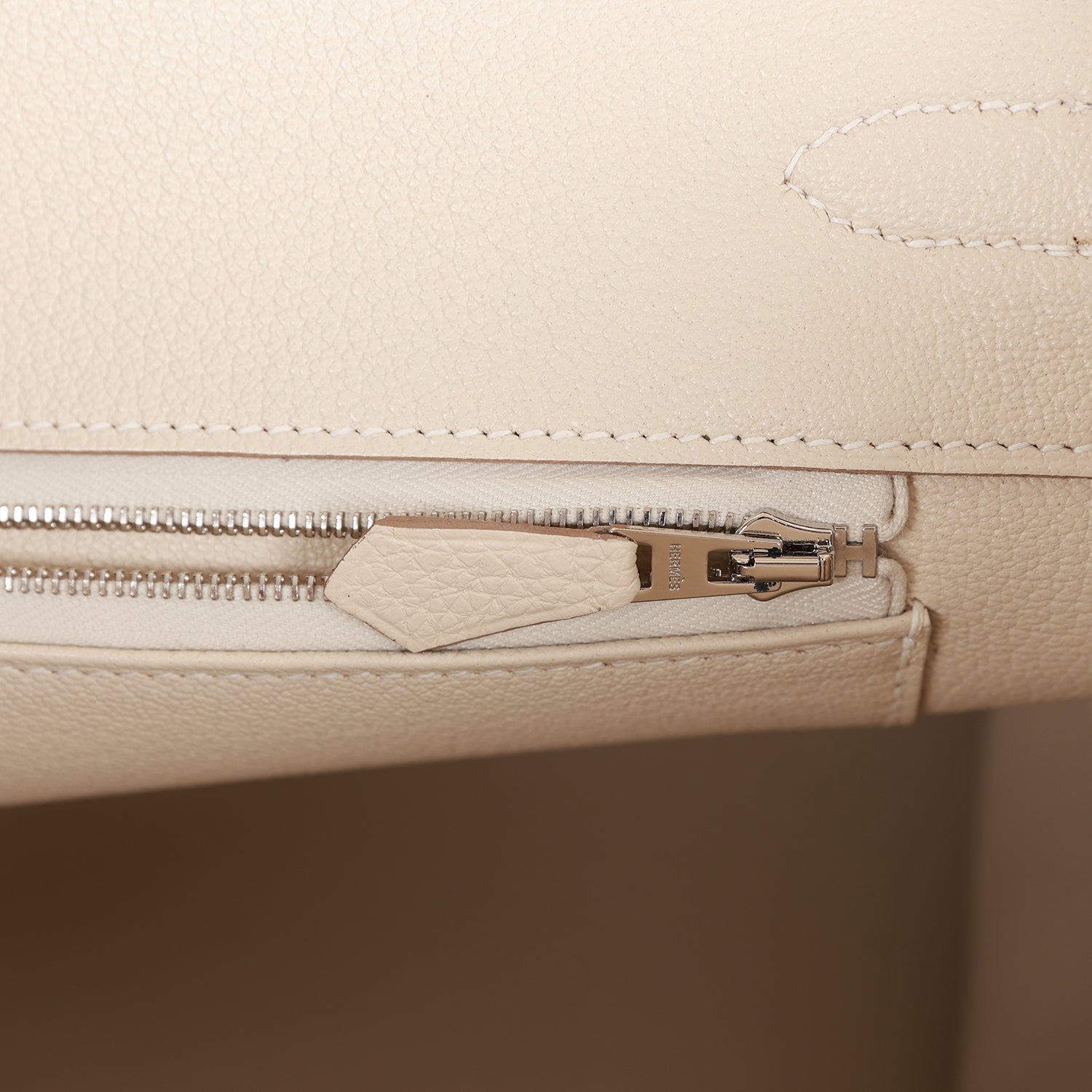 HMS Birkin 35 Craie Togo Palladium Hardware