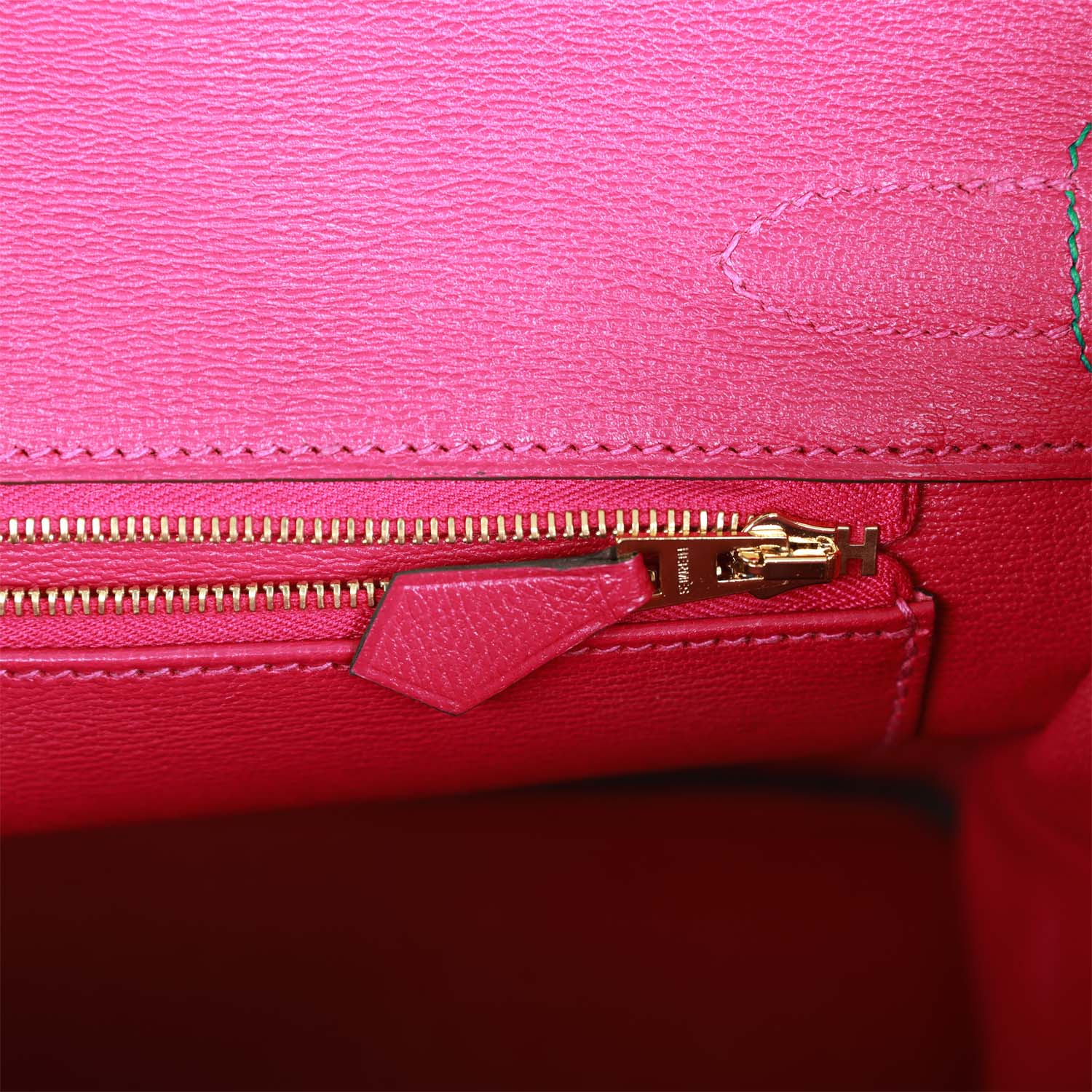 HMS Special Order (HSS) Birkin 30 Emerald and Rose Scheherazade Shiny Niloticus Crocodile Brushed Gold Hardware