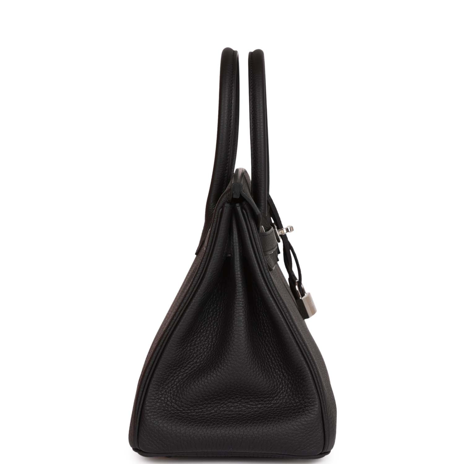 HMS Birkin 30 Black Togo Palladium Hardware