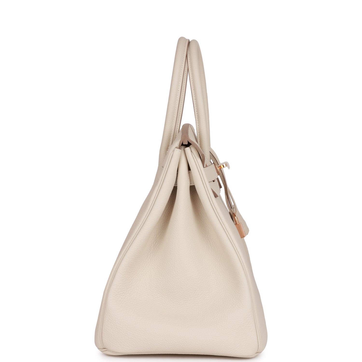 HMS Birkin 35 Craie Togo Rose Gold Hardware
