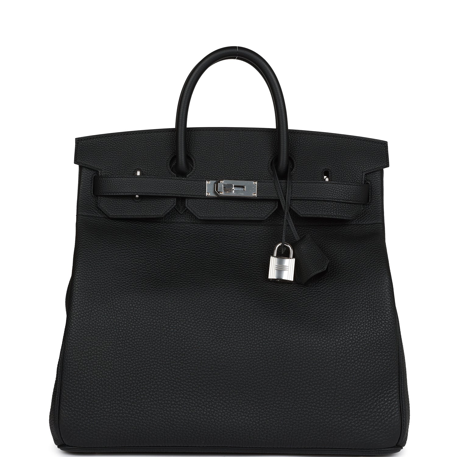 HMS HAC Birkin 40 Black Togo Palladium Hardware