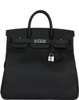 HMS HAC Birkin 40 Black Togo Palladium Hardware