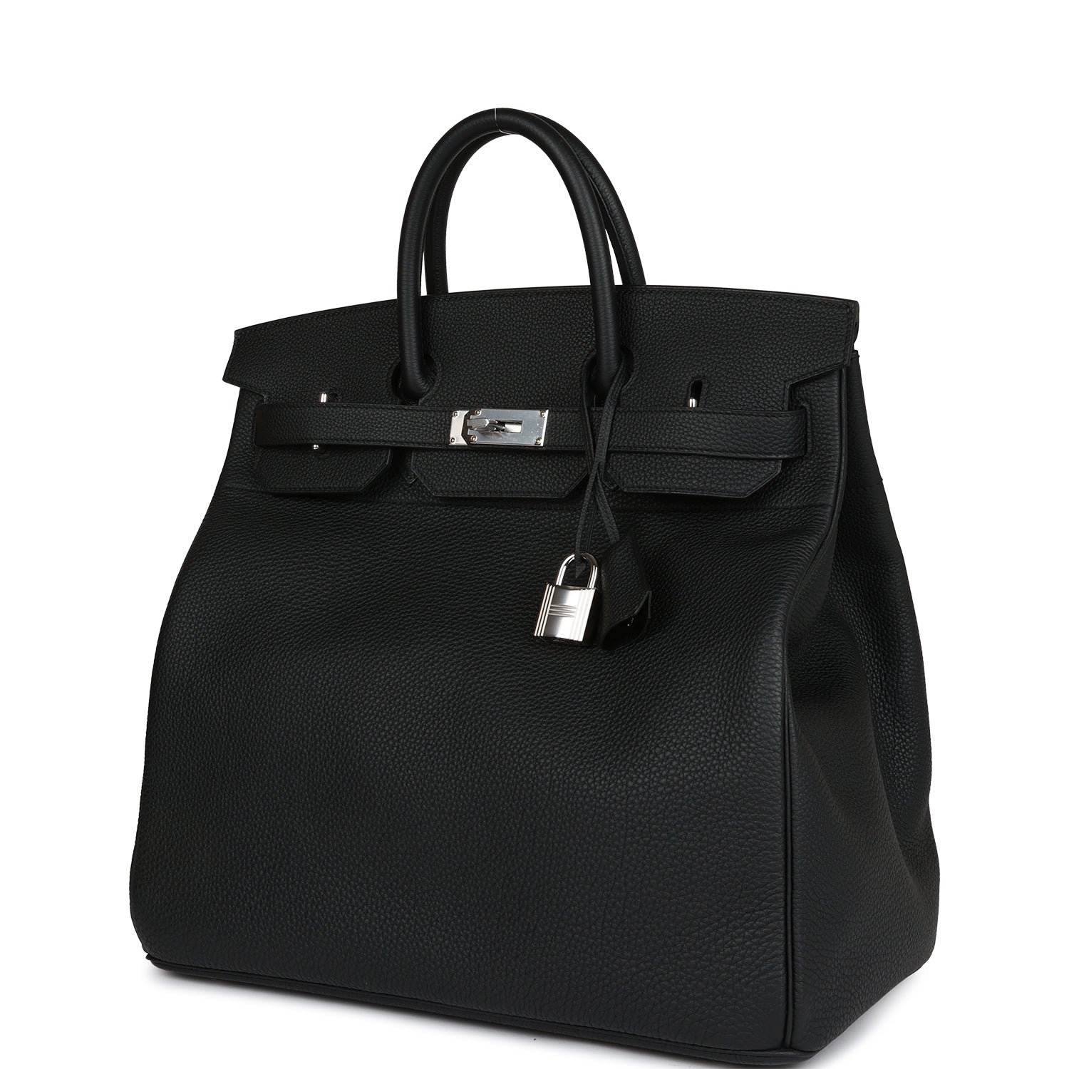 HMS HAC Birkin 40 Black Togo Palladium Hardware