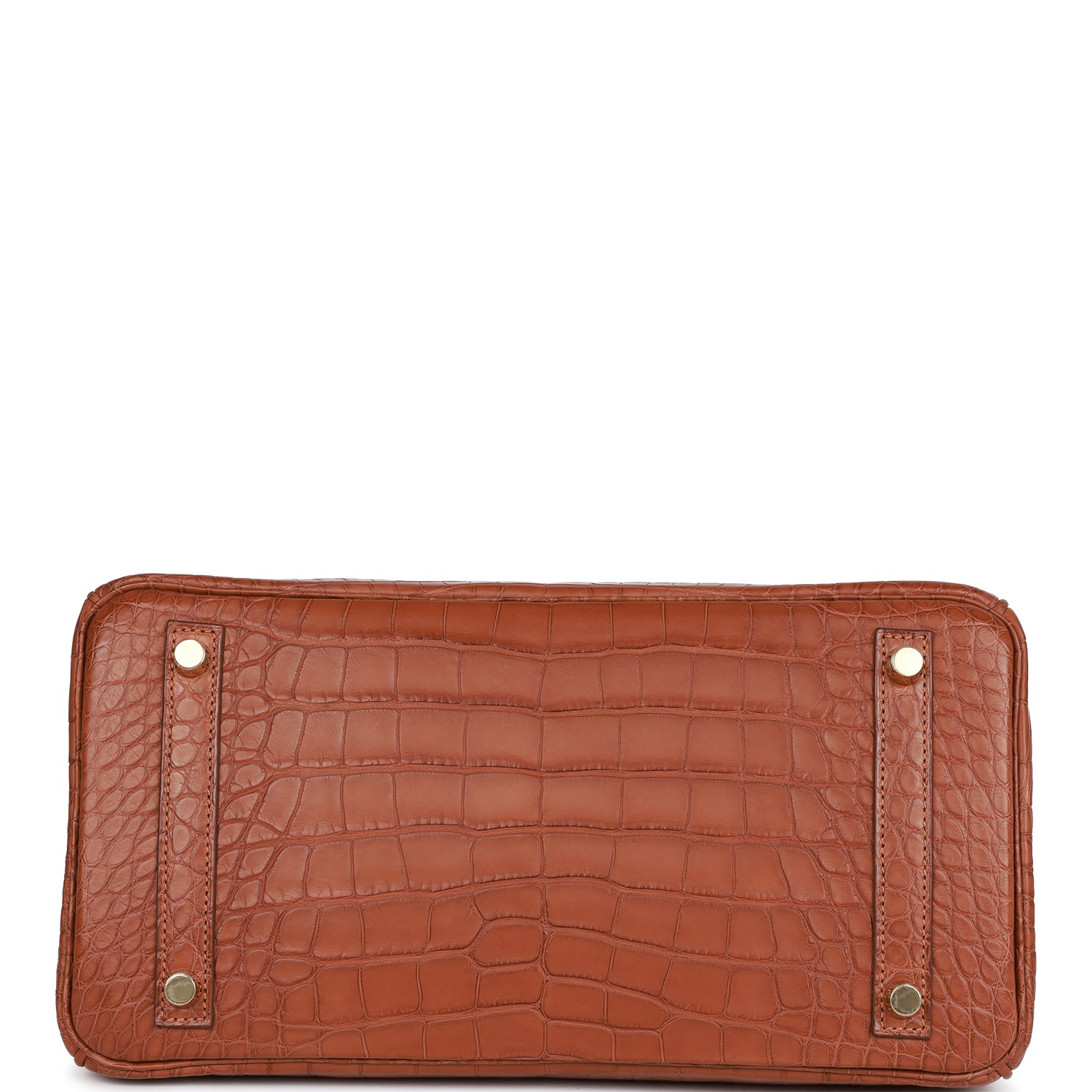 HMS Birkin 30 Gold Matte Alligator Gold Hardware