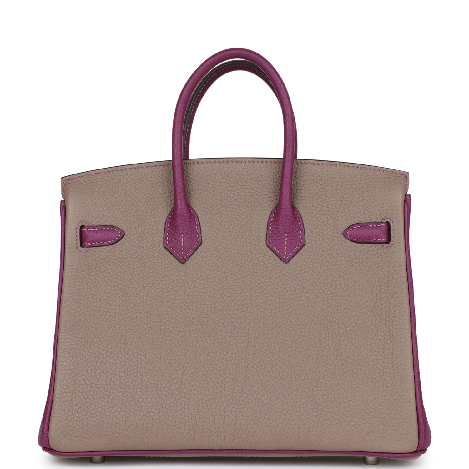 HMS Special Order (HSS) Birkin 25 Gris Asphalte and Anenome Togo Brushed Palladium Hardware