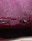 HMS Special Order (HSS) Birkin 25 Gris Asphalte and Anenome Togo Brushed Palladium Hardware