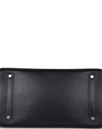 Vintage HMS Birkin 35 Bleu Navy Box Palladium Hardware