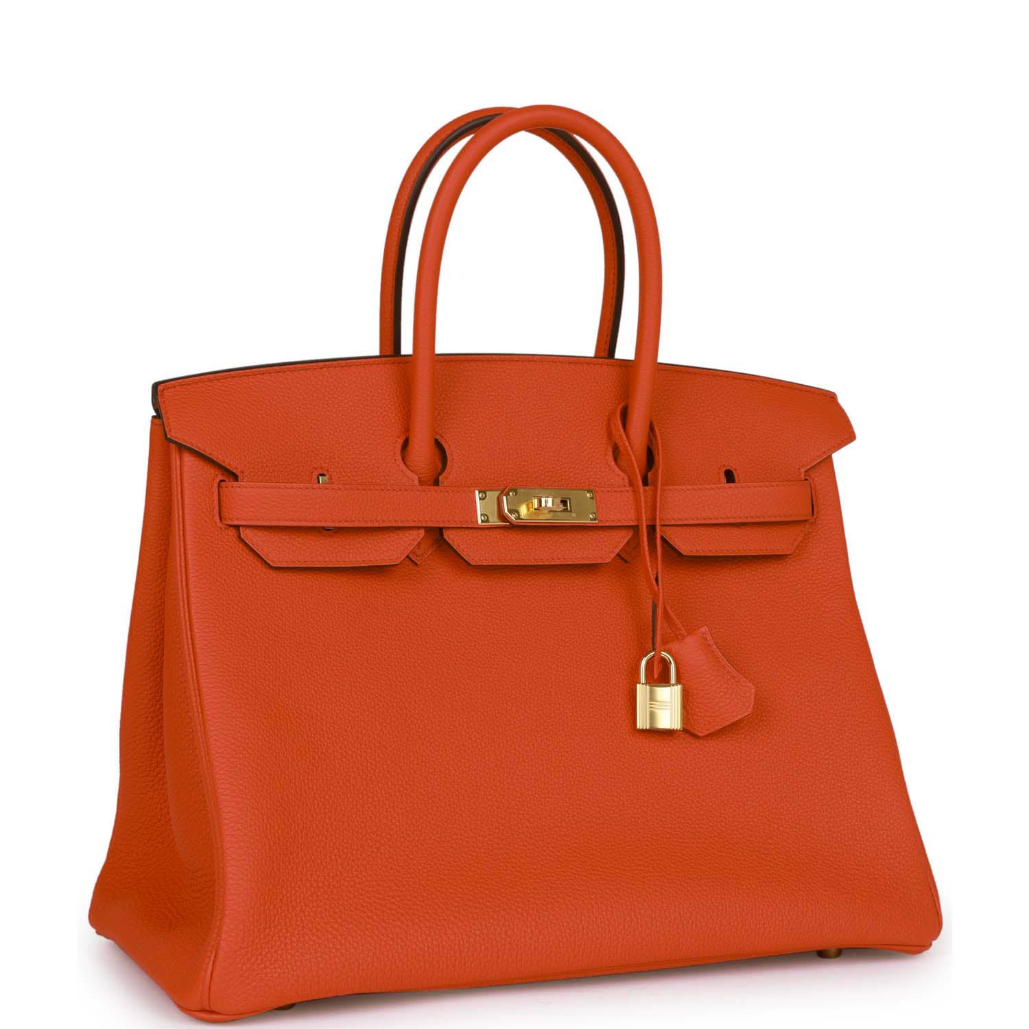 HMS Special Order (HSS) Birkin 35 Feu Togo Gold Hardware