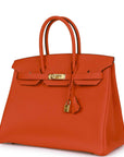 HMS Special Order (HSS) Birkin 35 Feu Togo Gold Hardware