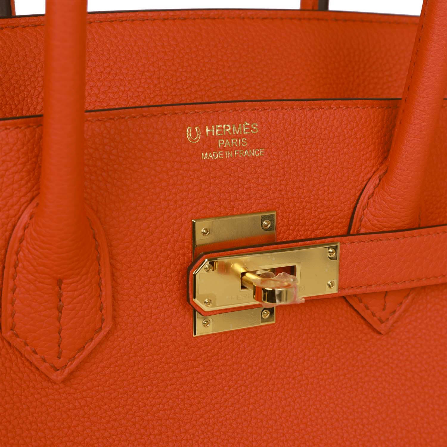 HMS Special Order (HSS) Birkin 35 Feu Togo Gold Hardware