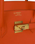 HMS Special Order (HSS) Birkin 35 Feu Togo Gold Hardware