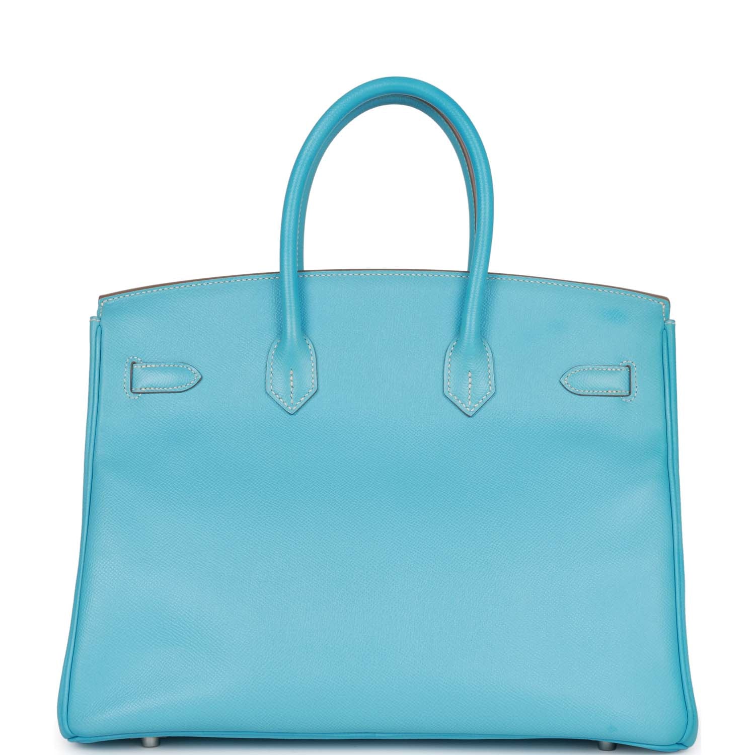Top Quality HMS Birkin 35 Celeste Candy Epsom Palladium Hardware