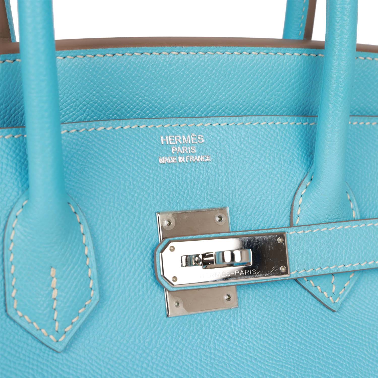 Top Quality HMS Birkin 35 Celeste Candy Epsom Palladium Hardware