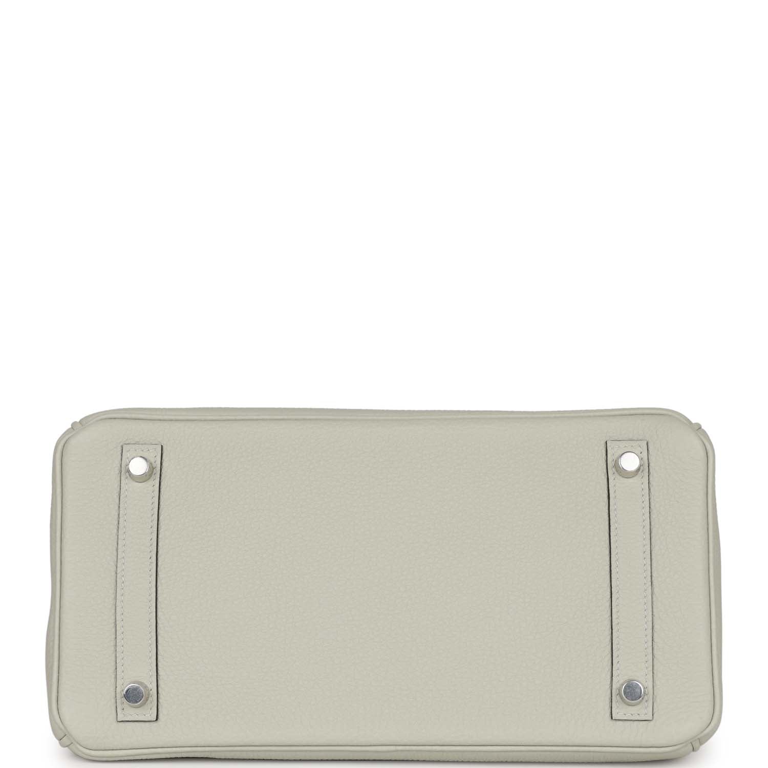 HMS Birkin 30 Gris Neve Togo Palladium Hardware