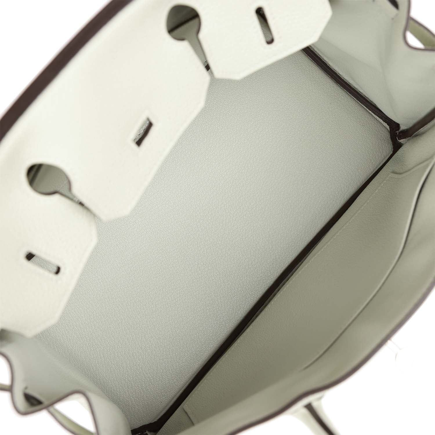 HMS Birkin 30 Gris Neve Togo Palladium Hardware