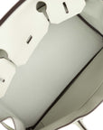 HMS Birkin 30 Gris Neve Togo Palladium Hardware