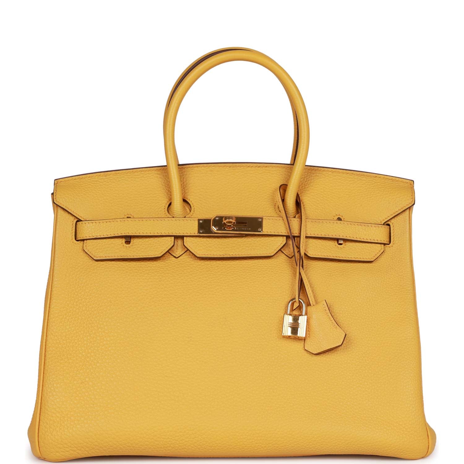 HMS Birkin 35 Soleil Togo Gold Hardware