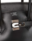 Top Quality HMS Special Order (HSS) Birkin 35 Black Box Verso Palladium Hardware