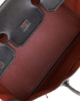 Top Quality HMS Special Order (HSS) Birkin 35 Black Box Verso Palladium Hardware
