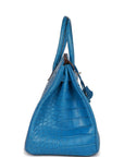 HMS Birkin 35 Mykonos Matte Alligator Palladium Hardware