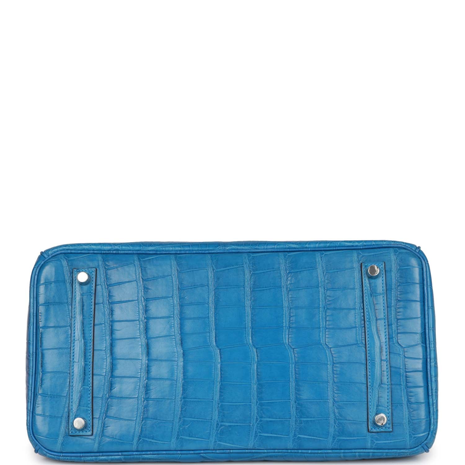 HMS Birkin 35 Mykonos Matte Alligator Palladium Hardware