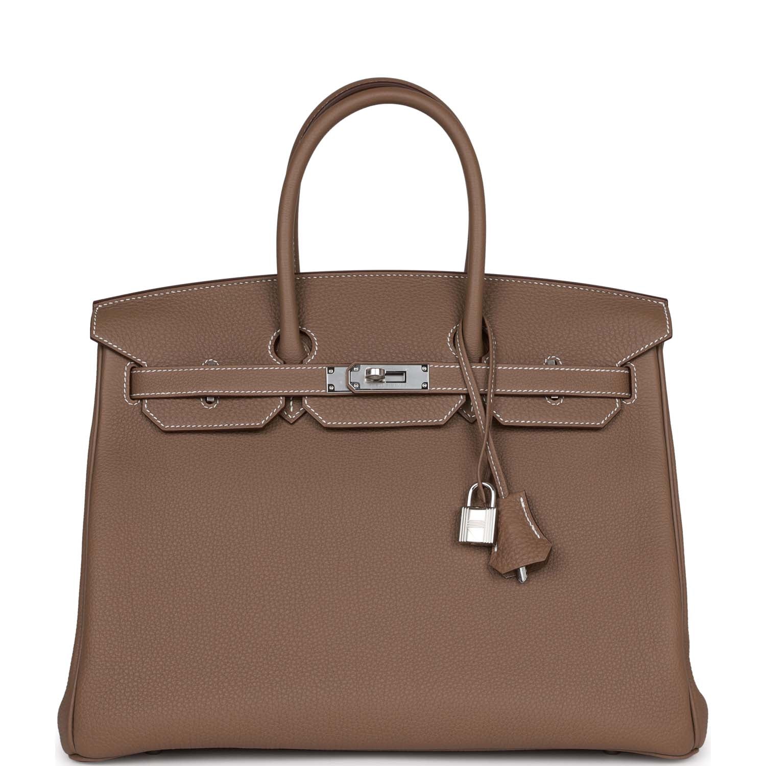HMS Birkin 35 Etoupe Togo Palladium Hardware