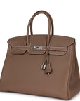 HMS Birkin 35 Etoupe Togo Palladium Hardware