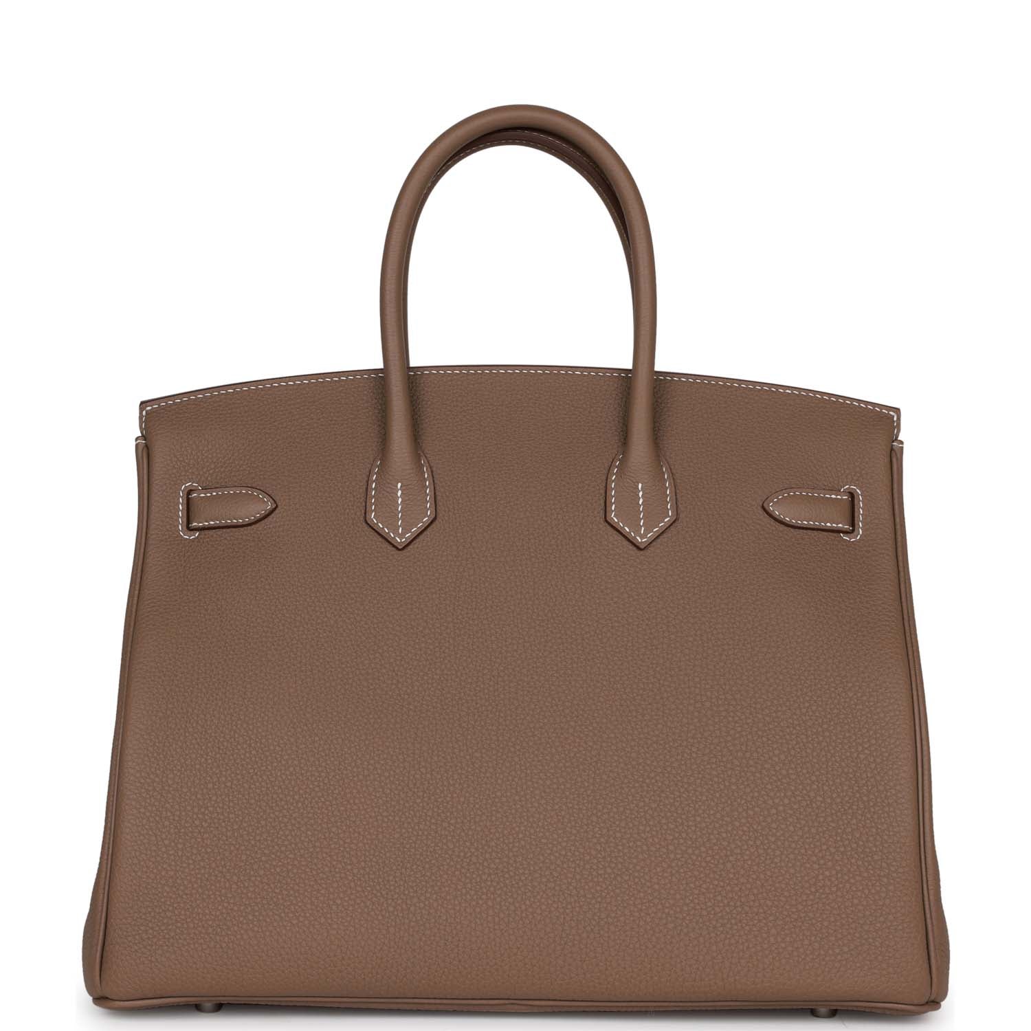 HMS Birkin 35 Etoupe Togo Palladium Hardware