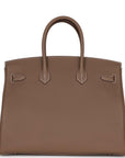 HMS Birkin 35 Etoupe Togo Palladium Hardware
