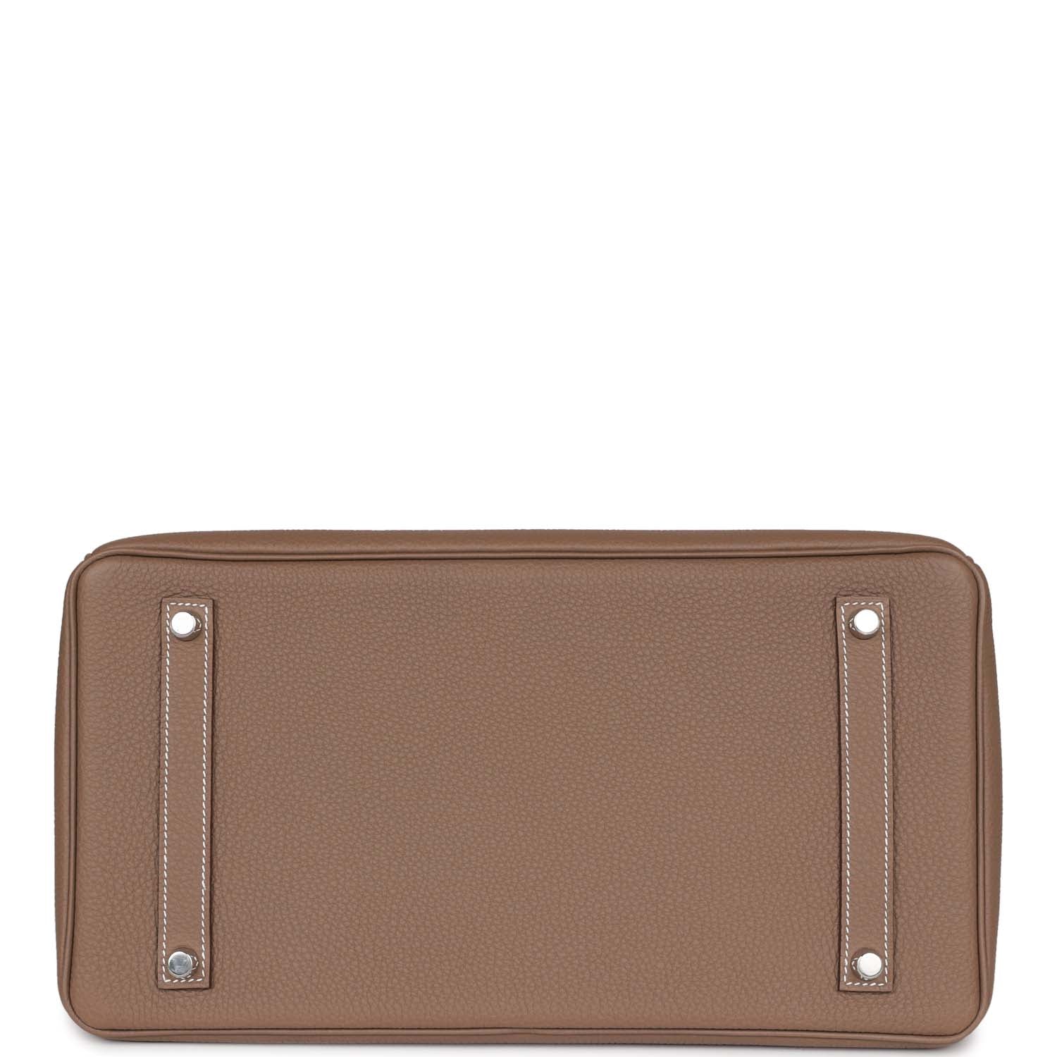 HMS Birkin 35 Etoupe Togo Palladium Hardware
