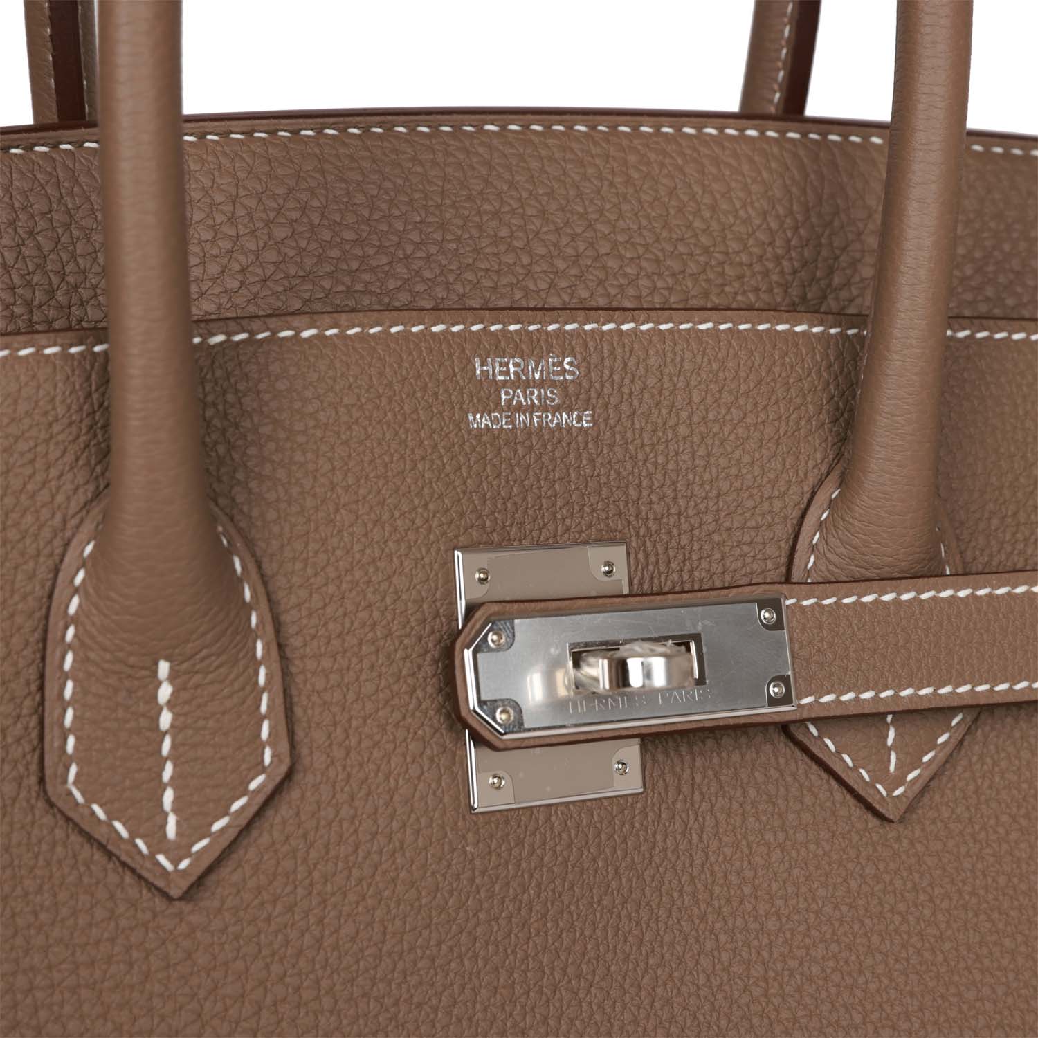 HMS Birkin 35 Etoupe Togo Palladium Hardware