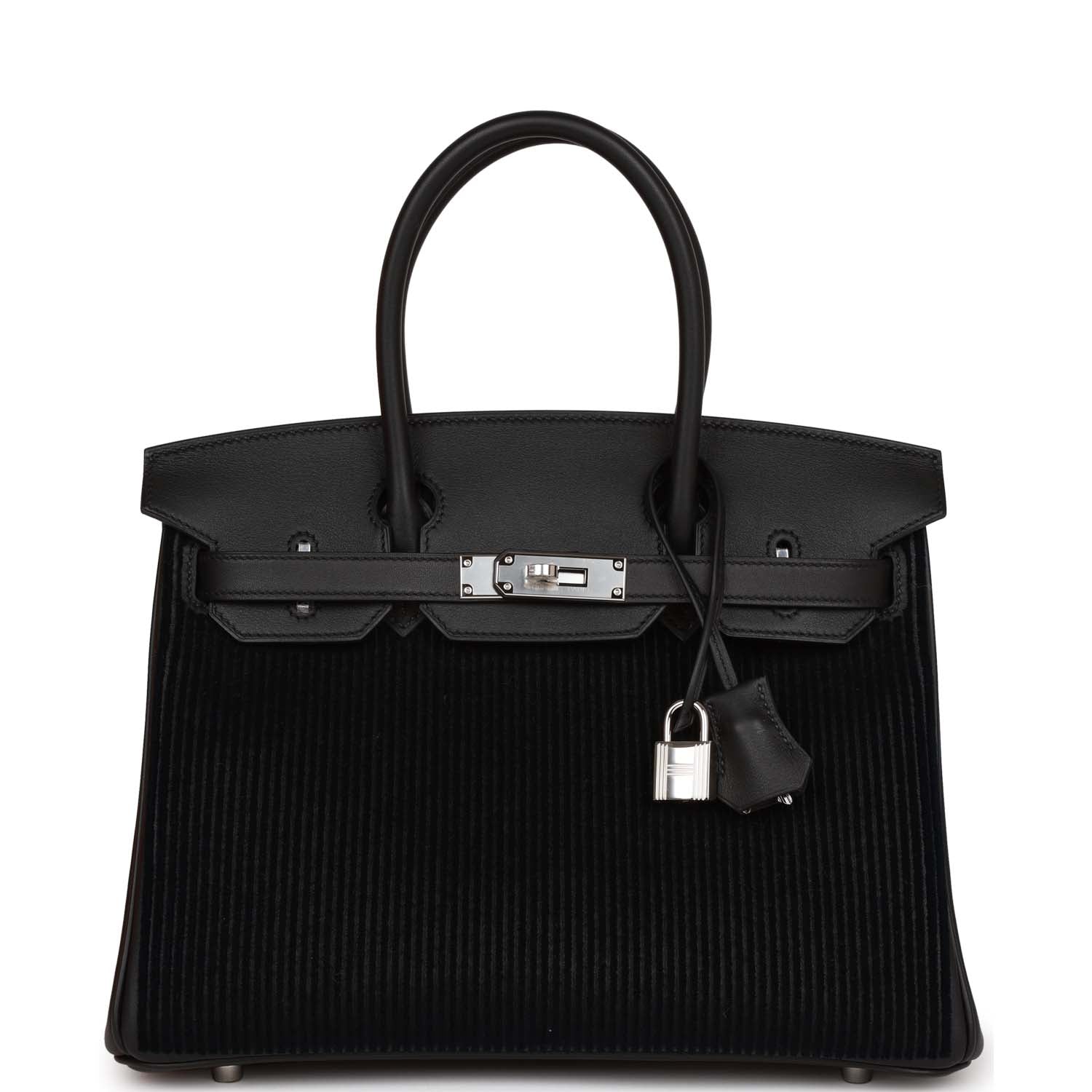 HMS Birkin 30 Cote-a-Cote Tuffetage and Black Swift Palladium Hardware