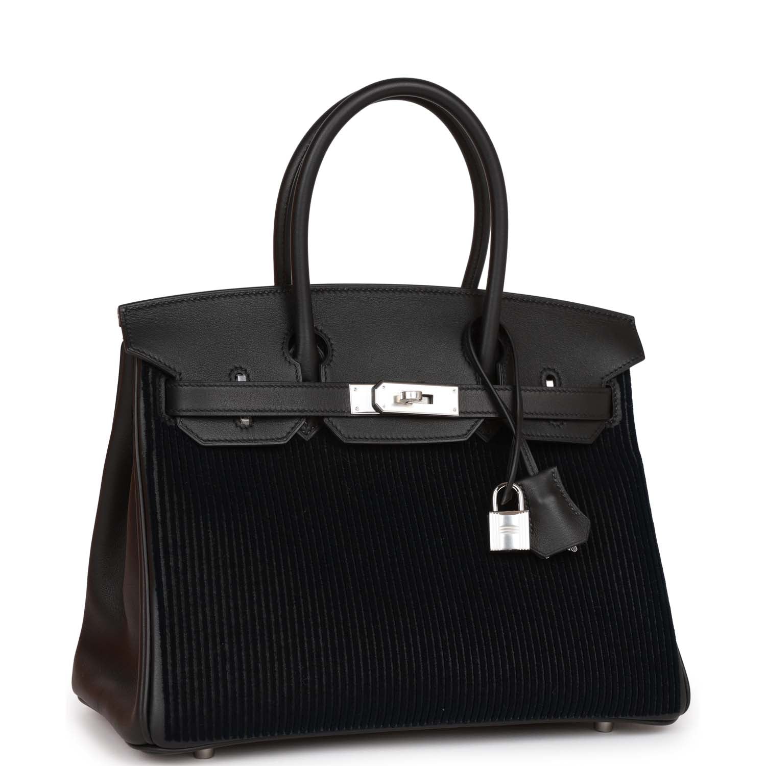 HMS Birkin 30 Cote-a-Cote Tuffetage and Black Swift Palladium Hardware