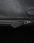 Top Quality HMS Birkin 30 Black Togo Palladium Hardware