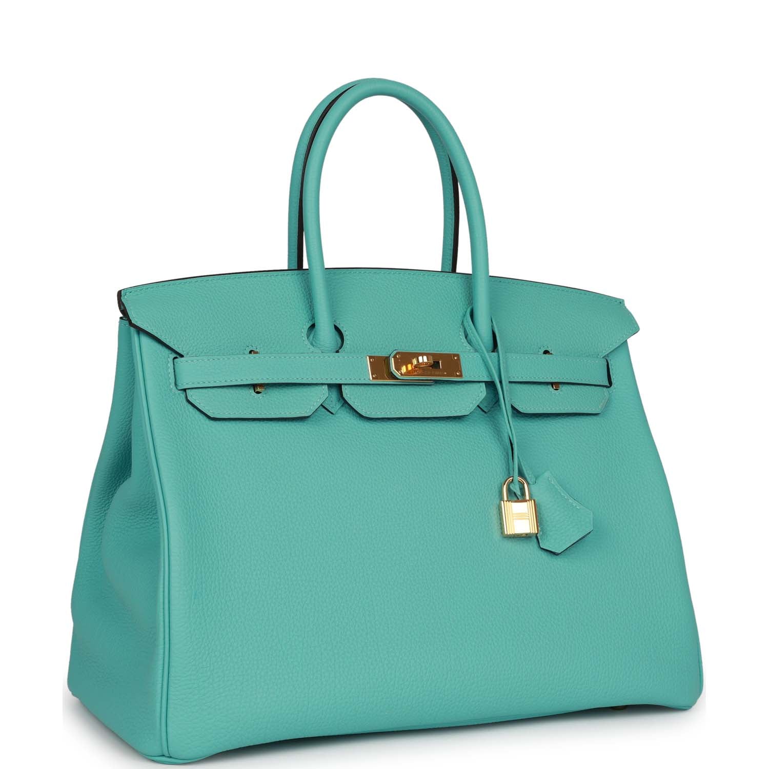 HMS Birkin 35 Bleu Atoll Togo Gold Hardware