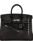HMS Limited Edition Birkin Rock 25 Black Volupto Palladium Hardware