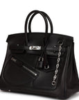 HMS Limited Edition Birkin Rock 25 Black Volupto Palladium Hardware