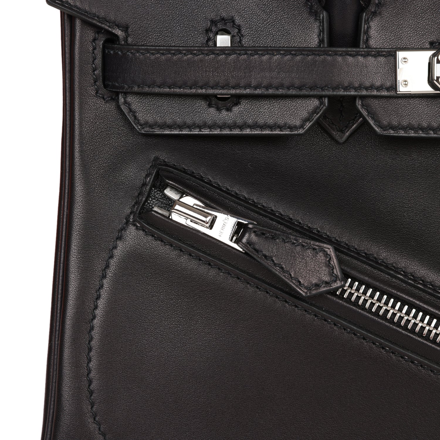 HMS Limited Edition Birkin Rock 25 Black Volupto Palladium Hardware