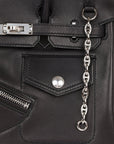 HMS Limited Edition Birkin Rock 25 Black Volupto Palladium Hardware